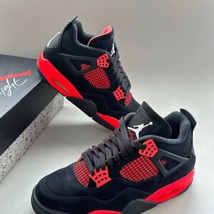 Nike Air Jordan 4 Retro Red Thunder Men's Shoes
